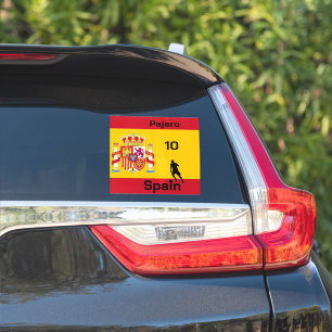 Sticker Espagnol Football, personnalisable