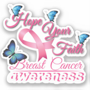 Sticker Espère ta foi (Sensibilisation au cancer du sein)