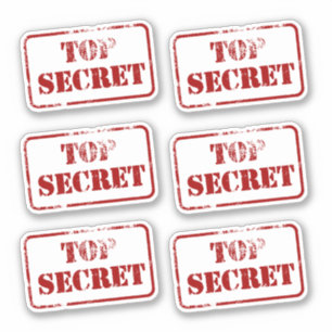 Sticker Espion extrêmement secret