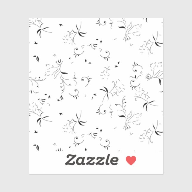 Sticker esquisse Design Quarante-neuf (Feuille)