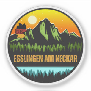Sticker Esslingen am Neckar, Bade-Wurtemberg Allemagne