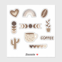 Sticker esthétique Brown confortable