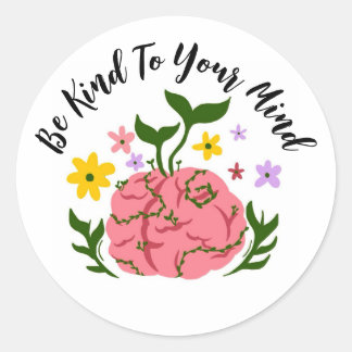 Sticker esthétique pour la santé mentale