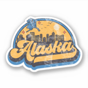 Sticker État d'Alaska