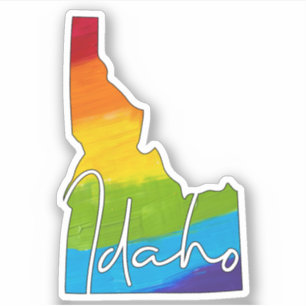 Sticker État de PRIDE Idaho