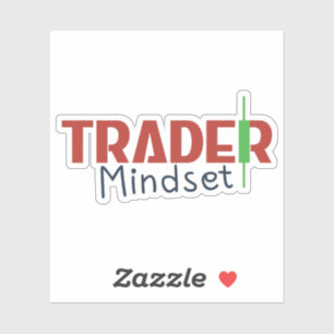 Sticker État d'esprit du trader – Trading axé sur la disci
