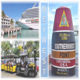 Sticker États-Unis - Floride - Key West - Southernmost Po