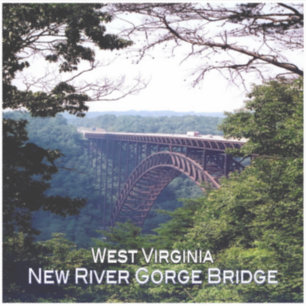 Sticker États-Unis - Virginie-Occidentale - New River Gor