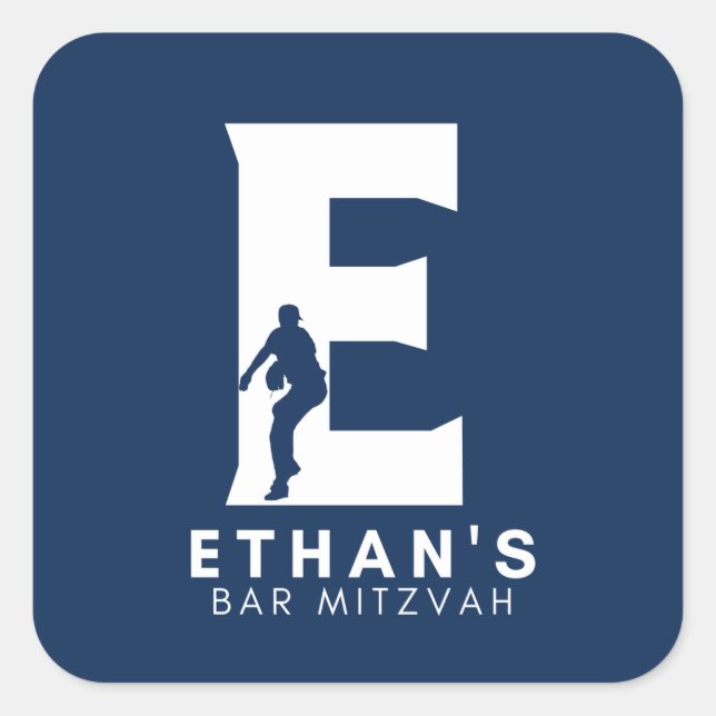sticker Ethans bar mitzvah (Devant)