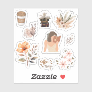 Sticker Ethérée : Collection d'autocollants esthétiques