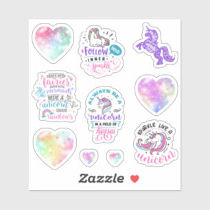 Sticker Étincelle Comme Une Unicorne