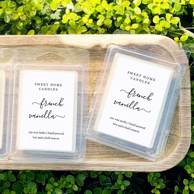 Sticker Étiquette 3 x 2 pouces pour la cire (Créateur téléchargé)