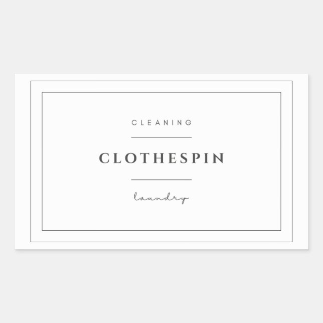 Sticker Étiquette à lingerie (Devant)