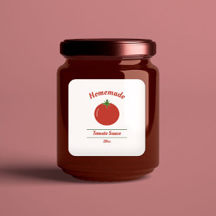 Sticker Étiquette à sauce tomate modifiable