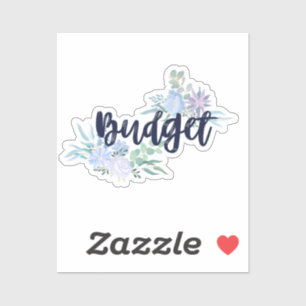 Sticker Étiquette budget pour Wedding planner/Carn