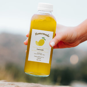 Sticker Étiquette citron et citron