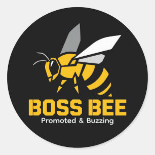 Sticker Étiquette d’abeilles de jour de Boss