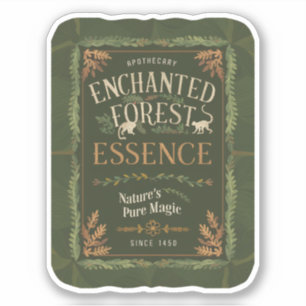 Sticker Étiquette Enchanted Forest Essence