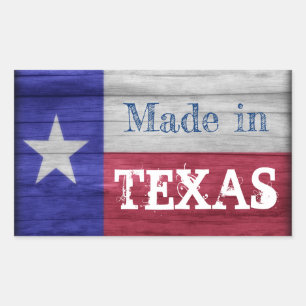 Sticker Étiquette fabriqué au Texas