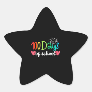 Sticker Étoile 100 jours d'école | Ecole d'enseignant étudiant