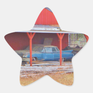 Sticker Étoile 1960 BLUE SADAND DEVILLE Antique voiture