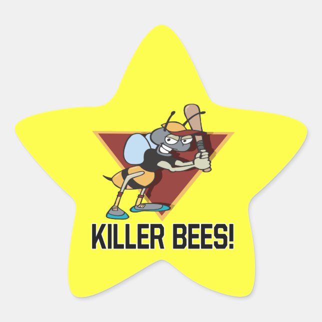 Sticker Étoile Abeilles tueuses (Devant)