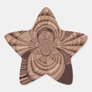 Sticker Étoile African Hakuna Matata Fractal Art Print/Graphic