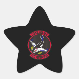 Sticker Étoile Air Ce 75th Fighter Squadron Indédidédicaca Tiger