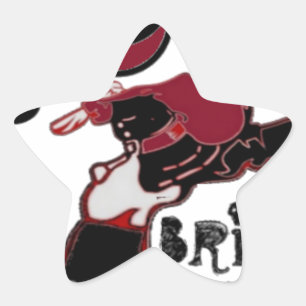 Sticker Étoile Amenez-le - Jouer à Noël & Space Mashup