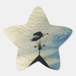 STICKER ÉTOILE ANGEL BLOWING HORN