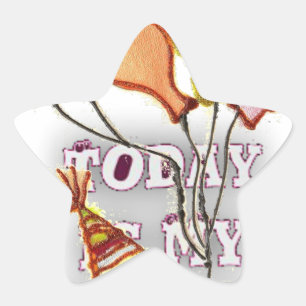Sticker Étoile Anniversaire