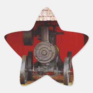 Sticker Étoile Antique Tracer à vapeur