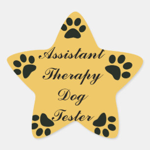 Sticker Étoile Appareil de contrôle auxiliaire de chien de