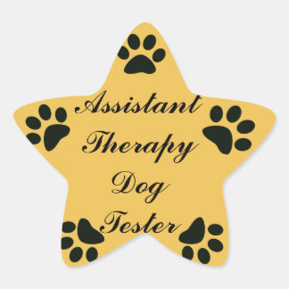 Sticker Étoile Appareil de contrôle auxiliaire de chien de