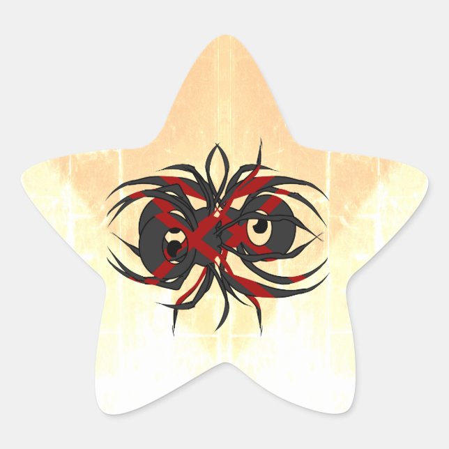 Sticker Étoile Arachnid de Despair (Devant)