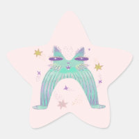 art de chat arc-en-ciel