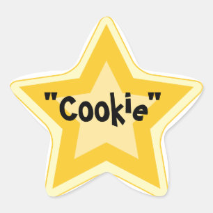 Sticker Étoile Ayez un biscuit - récompenses sarcastiques