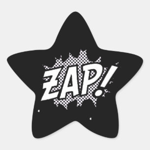 Sticker Étoile B&Wzappower