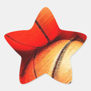 Sticker Étoile Basket