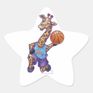 Sticker Étoile Basket-ball WAL