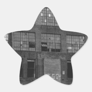 Sticker Étoile Bâtiment industriel abandonné