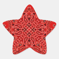 BBQ Red Paisley Western