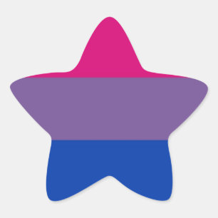 Sticker Étoile Bi Flag Flies