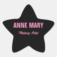 Blush Rose Noir Nom Entreprise Artiste Maquillage