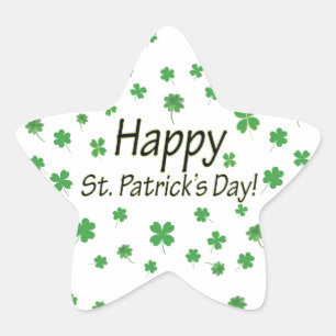 Sticker Étoile Bon Jour de la Saint Patrick