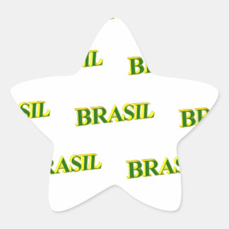 Sticker Étoile Brasil 3D