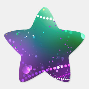 Sticker Étoile Carthagène Solive Purple