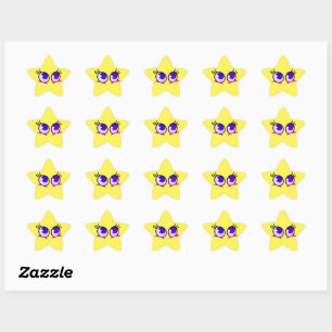 Sticker Étoile Carton mignon Kawaii Good Little Little