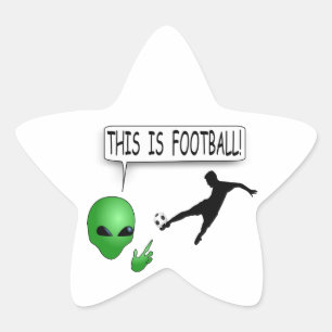 Sticker Étoile C'Est Du Football
