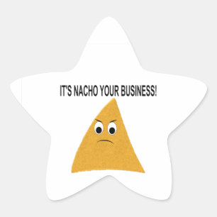 Sticker Étoile C'est Nacho Your Business